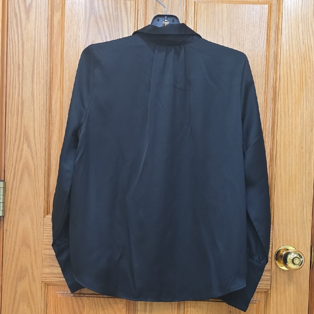 Joie Women Like To Satin Blouse Size M, Preowned - Picture 5 of 13